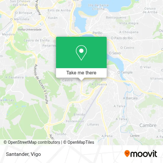 Santander map