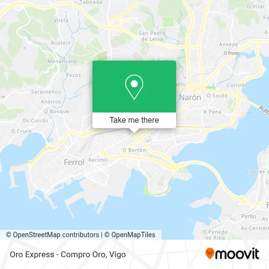 Oro Express - Compro Oro map