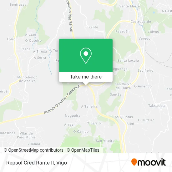 Repsol Cred Rante II map