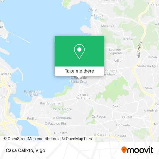 Casa Calixto map