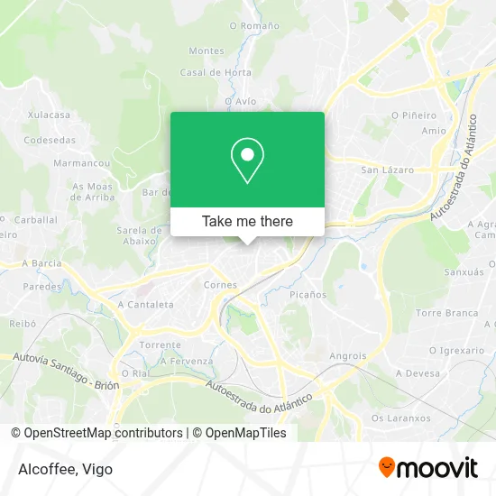 Alcoffee map