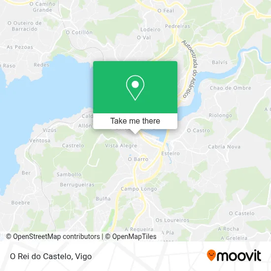 O Rei do Castelo map