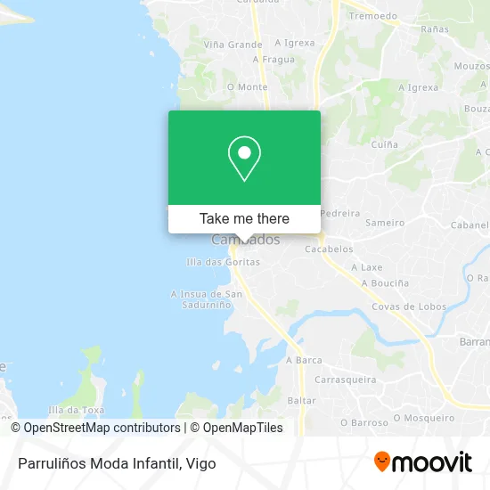 Parruliños Moda Infantil map