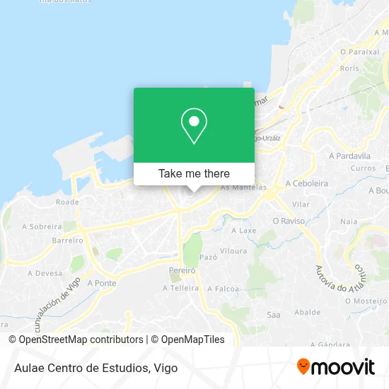 Aulae Centro de Estudios map