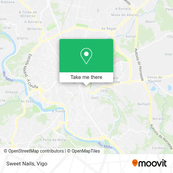 Sweet Nails map