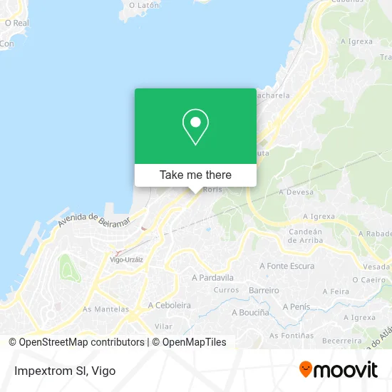 Impextrom Sl map