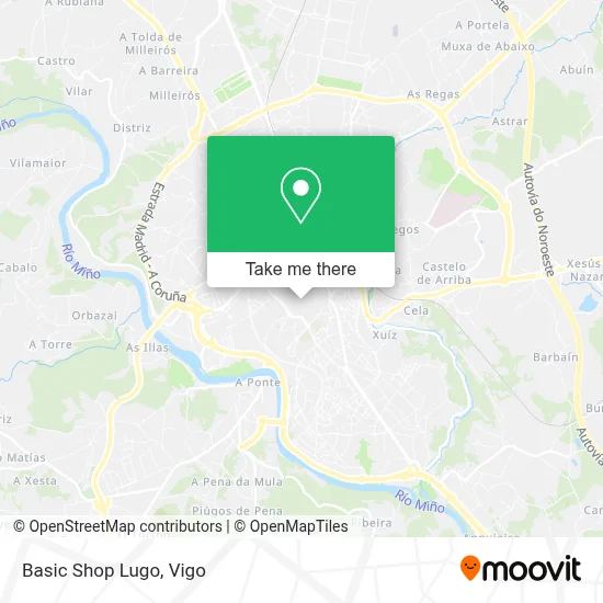 Basic Shop Lugo map