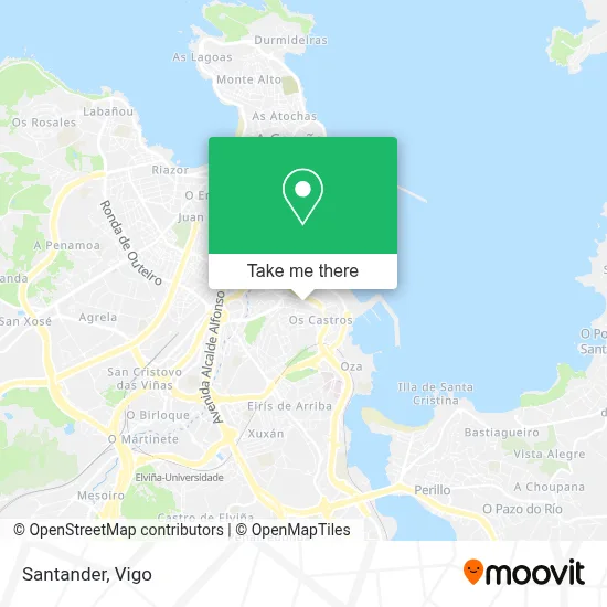 Santander map
