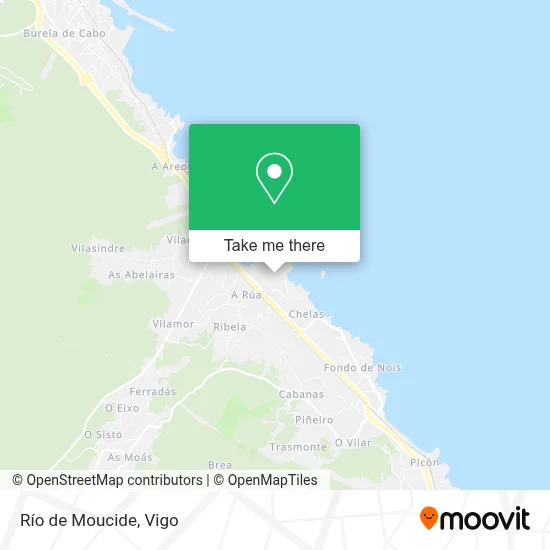Río de Moucide map