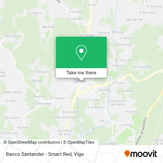 Banco Santander - Smart Red map