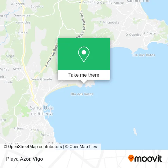 Playa Azor map