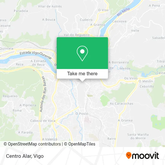 Centro Alar map