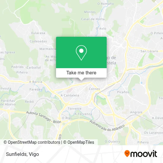 Sunfields map