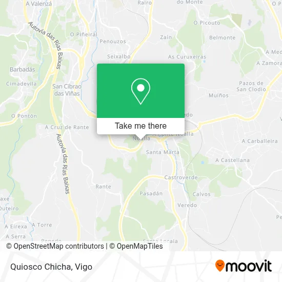 Quiosco Chicha map
