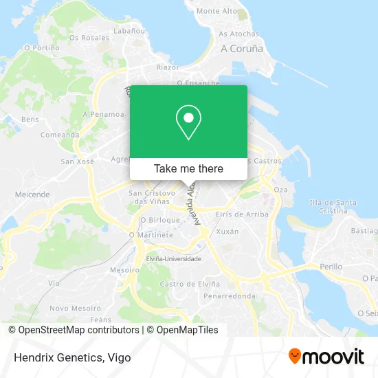 Hendrix Genetics map