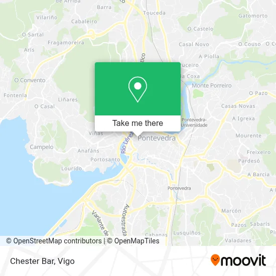 Chester Bar map