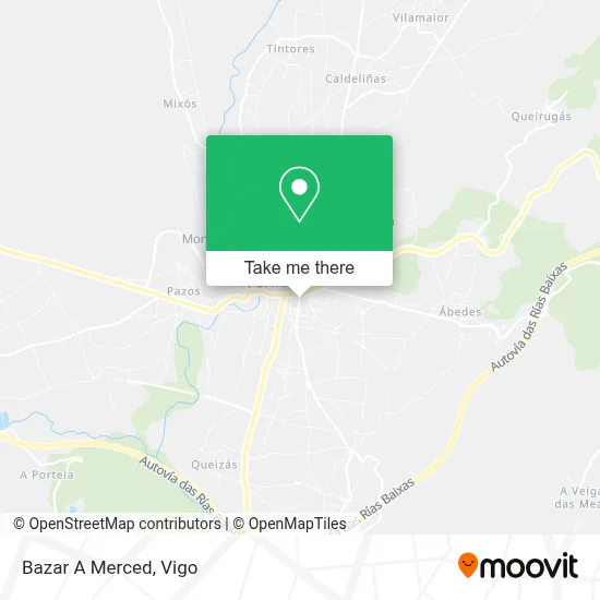 Bazar A Merced map