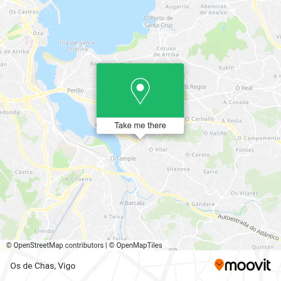 mapa Os de Chas