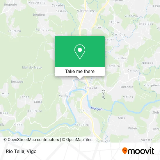 Rio Tella map