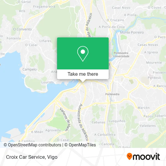 Croix Car Service map
