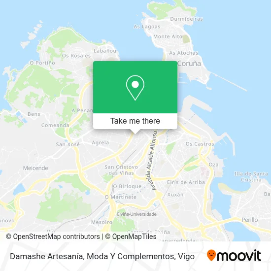 Damashe Artesanía, Moda Y Complementos map