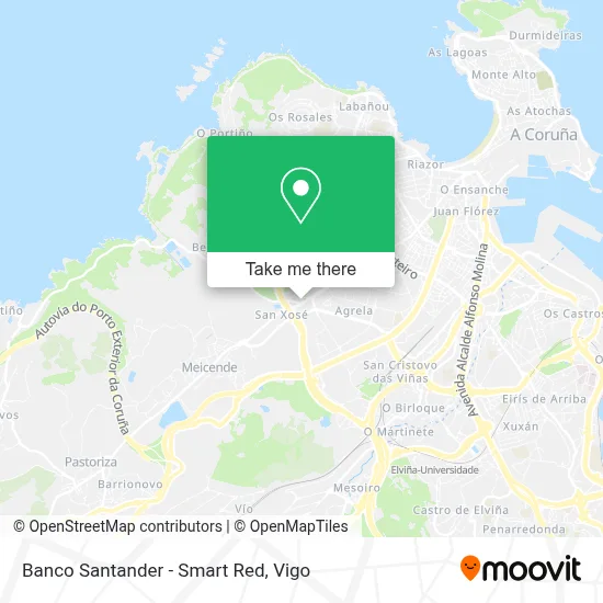 Banco Santander - Smart Red map