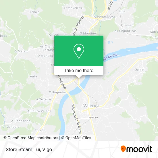 Store Steam Tui map