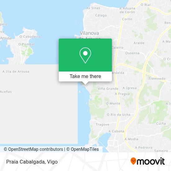 Praia Cabalgada map