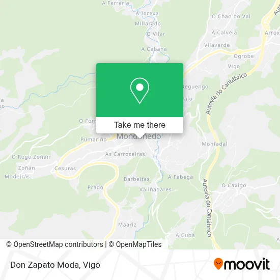 Don Zapato Moda map