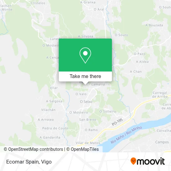 Ecomar Spain map