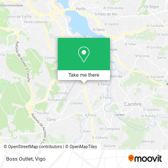 Boss Outlet map