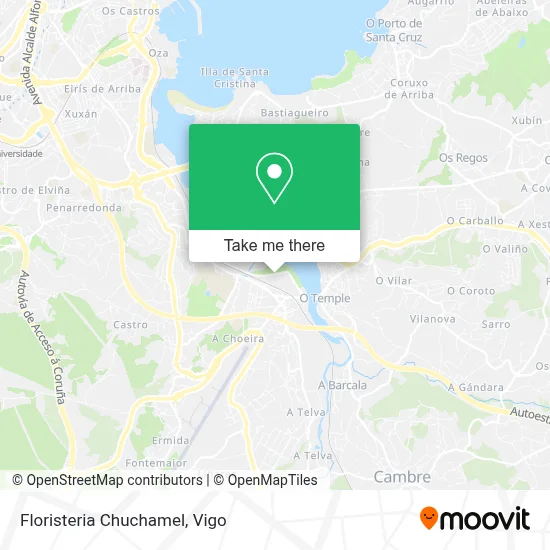 mapa Floristeria Chuchamel