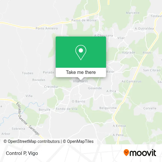 Control P map