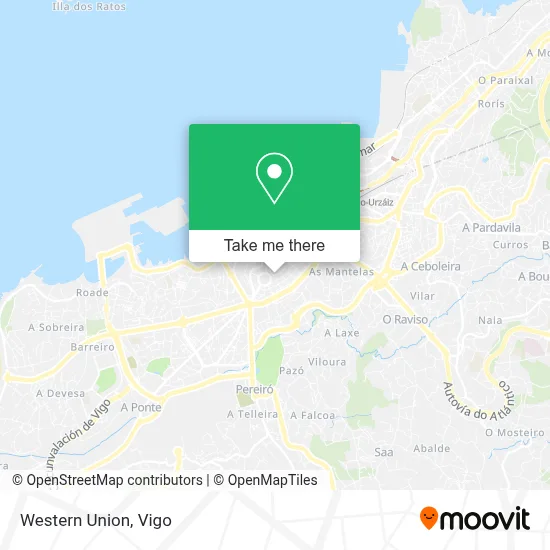 Western Union map