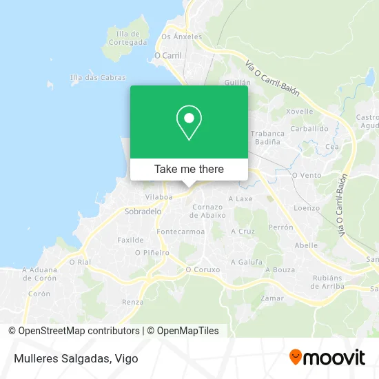 Mulleres Salgadas map