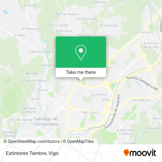 mapa Extintores Tambre