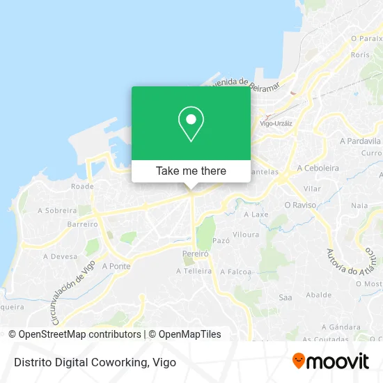 Distrito Digital Coworking map