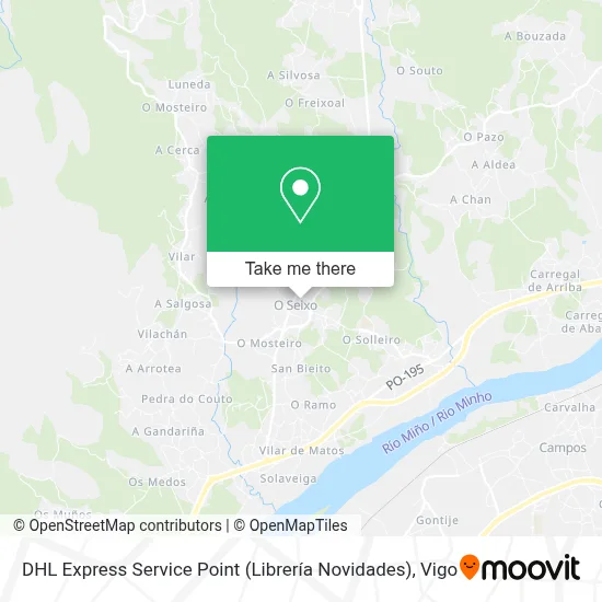 DHL Express Service Point (Librería Novidades) map