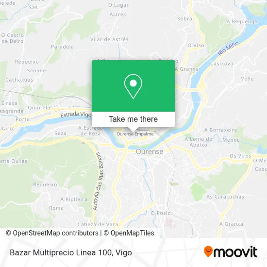 Bazar Multiprecio Linea 100 map