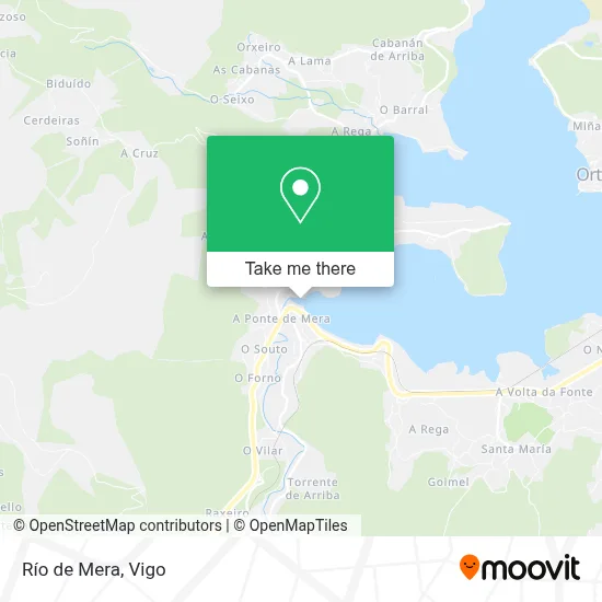 Río de Mera map
