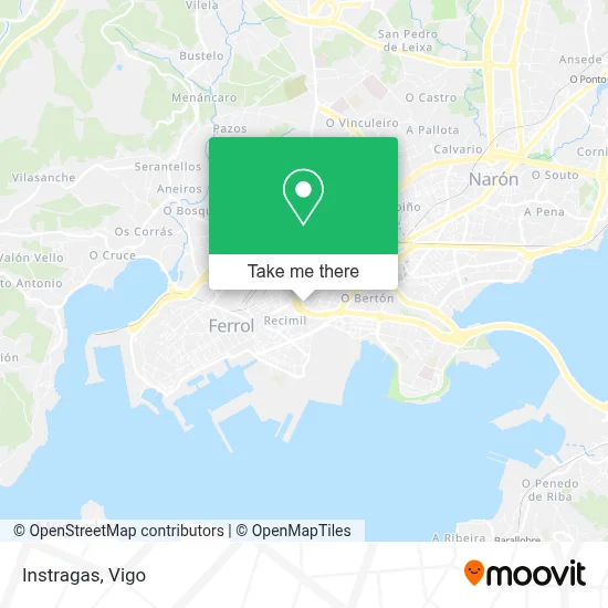 Instragas map
