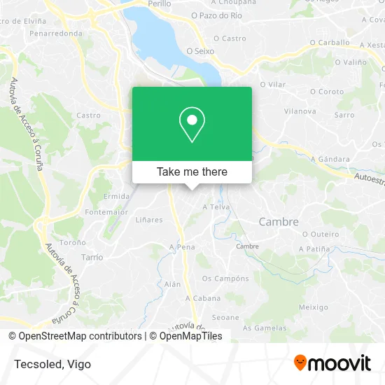 Tecsoled map