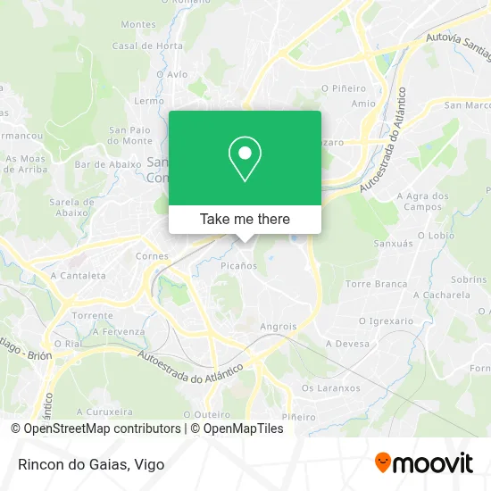 Rincon do Gaias map