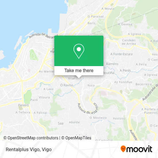 Rentalplus Vigo map