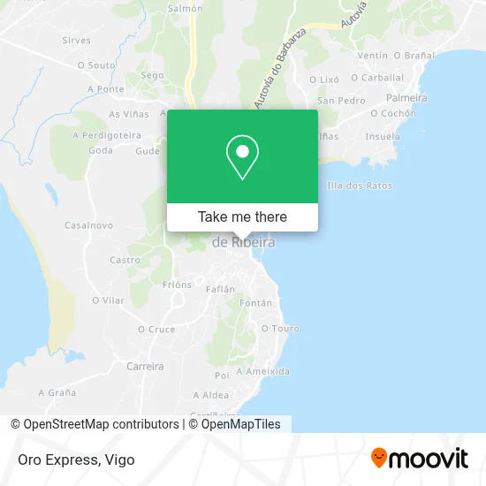 Oro Express map