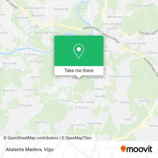 Atalanta Madera map