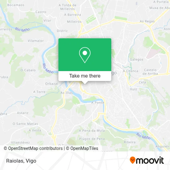 Raiolas map