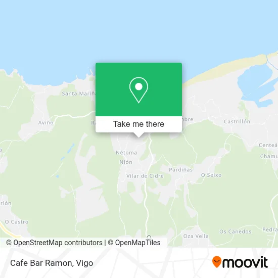 Cafe Bar Ramon map