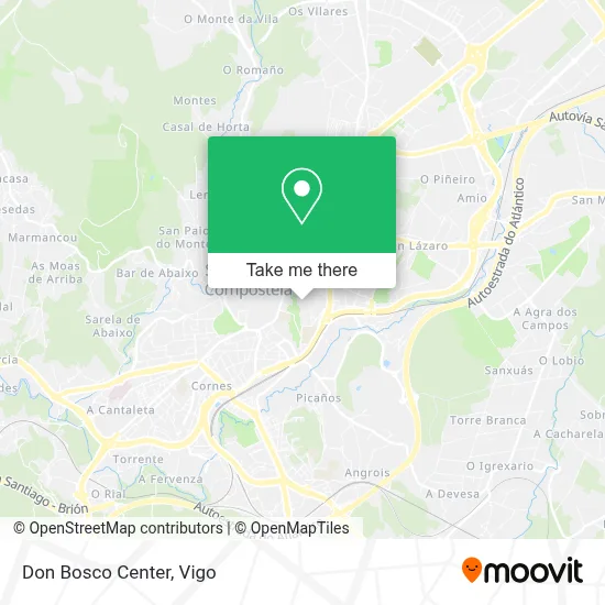 Centro Don Bosco map