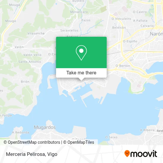 Merceria Pelirosa map